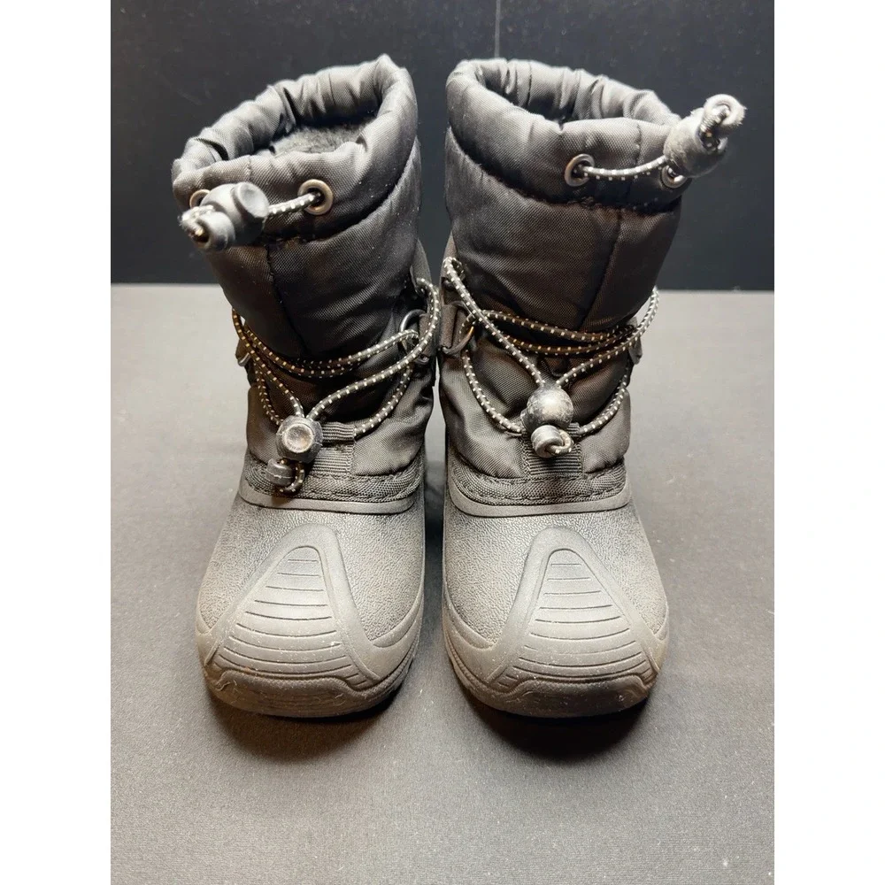 Kamik Northpole Kids Winter Snow Boots Size 9 Black NK8964